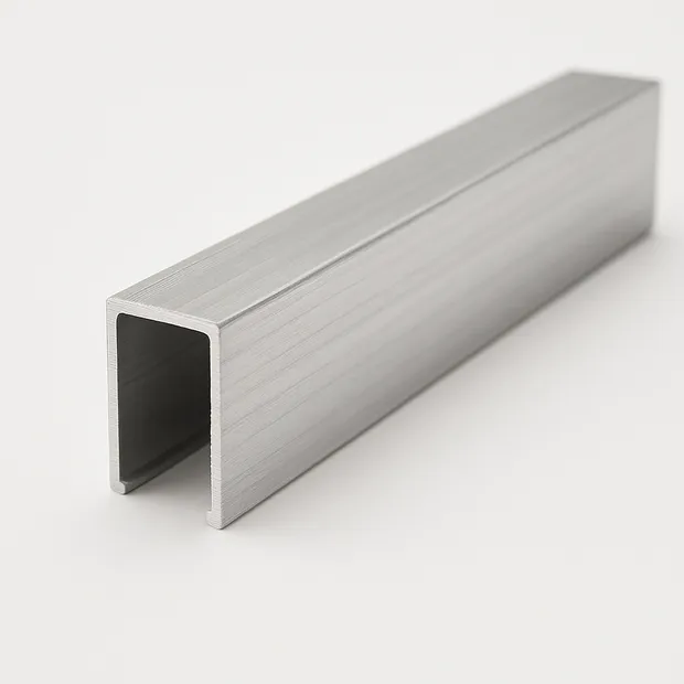 Швеллер алюминиевый анодированный равнополочный