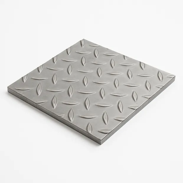 Лист рифленый ромб г/к