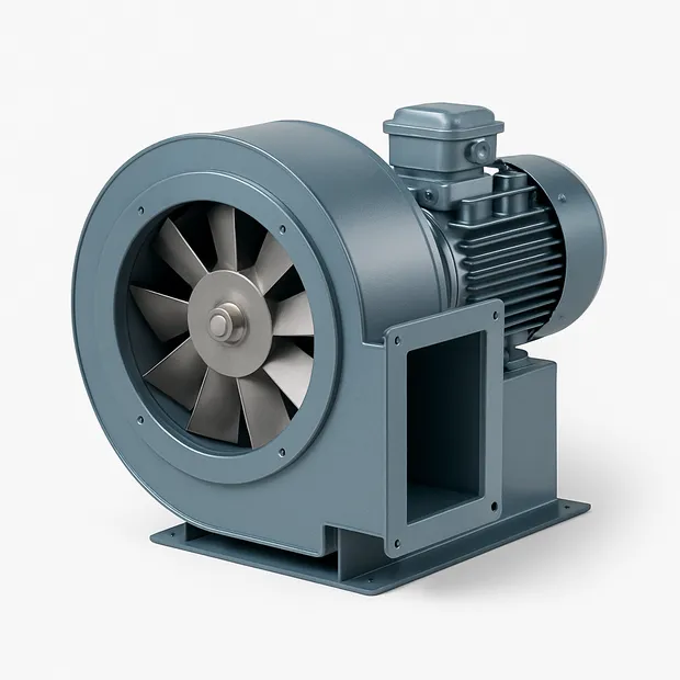 Вентилятор промышленный радиальный крышный с горизонтальным выбросом