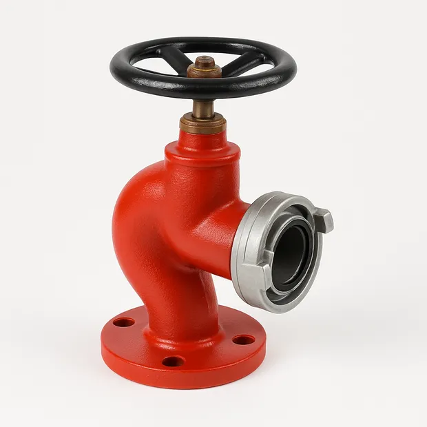 Клапан концевой пожарный запорный проходной фланцевый